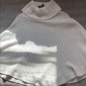 White sparkly pancho